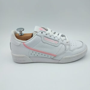Adidas Continental 80 blanche et rose